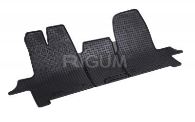 Rubber mats suitable for FORD Transit Custom (1+2) 3m 2018- Manual