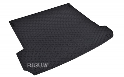 Rubber mats suitable for AUDI Q7 5 seats 2015-/7 seats - 3rd row folded