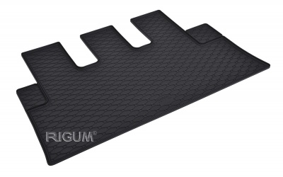Rubber mats suitable for MERCEDES  V 2014- L 8/9 seats