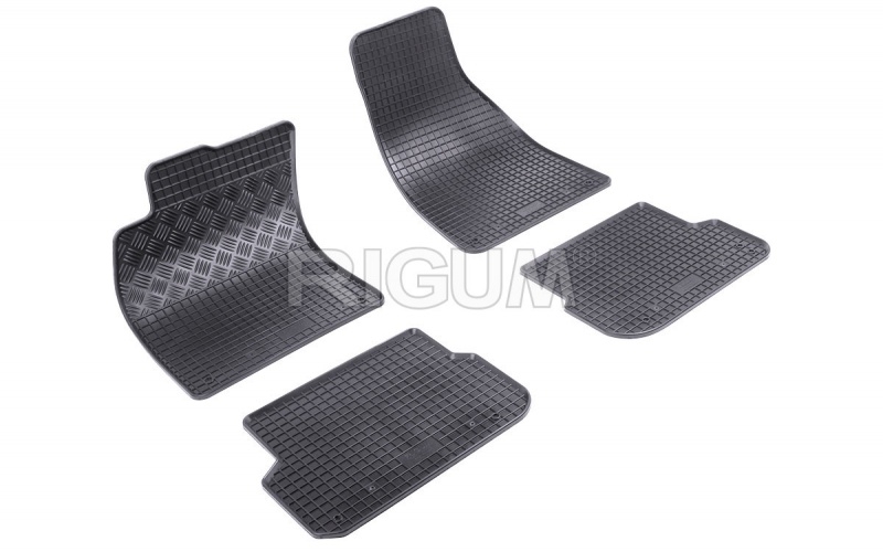 Rubber mats suitable for AUDI A6 2006-