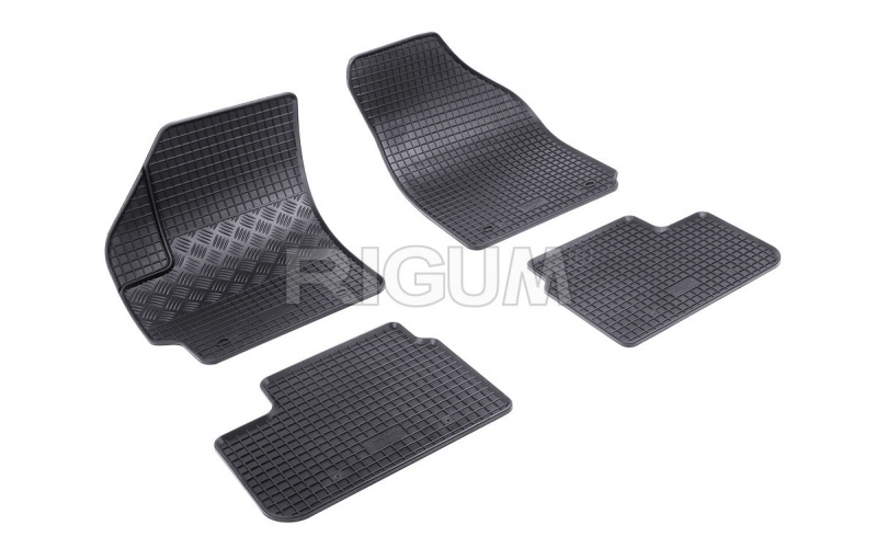 Rubber mats suitable for CHEVROLET Spark 2005-