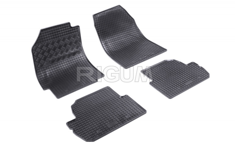 Rubber mats suitable for CHEVROLET Spark 2010-