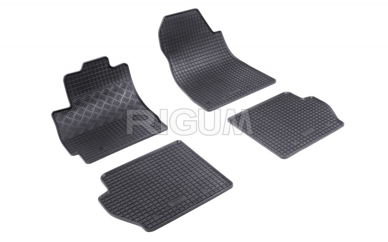 Rubber mats suitable for MAZDA 2 2007-