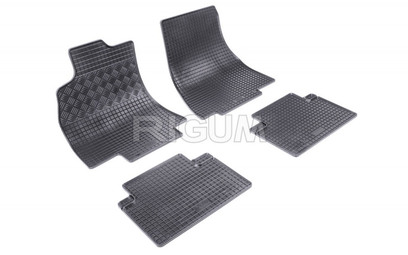 Rubber mats suitable for MERCEDES B-Klasse 2005-