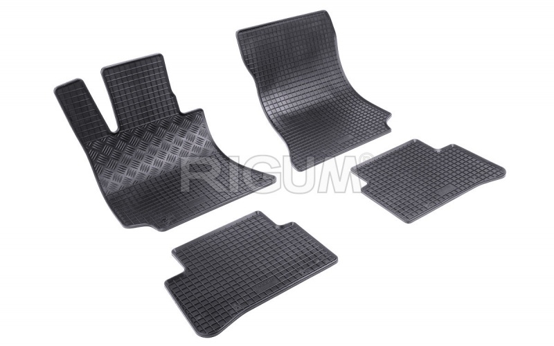 Rubber mats suitable for MERCEDES E-Klasse 2009-