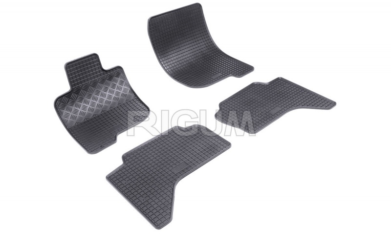 Rubber mats suitable for MITSUBISHI L200 2007-