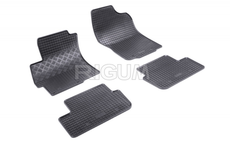 Rubber mats suitable for MITSUBISHI Lancer 2008-