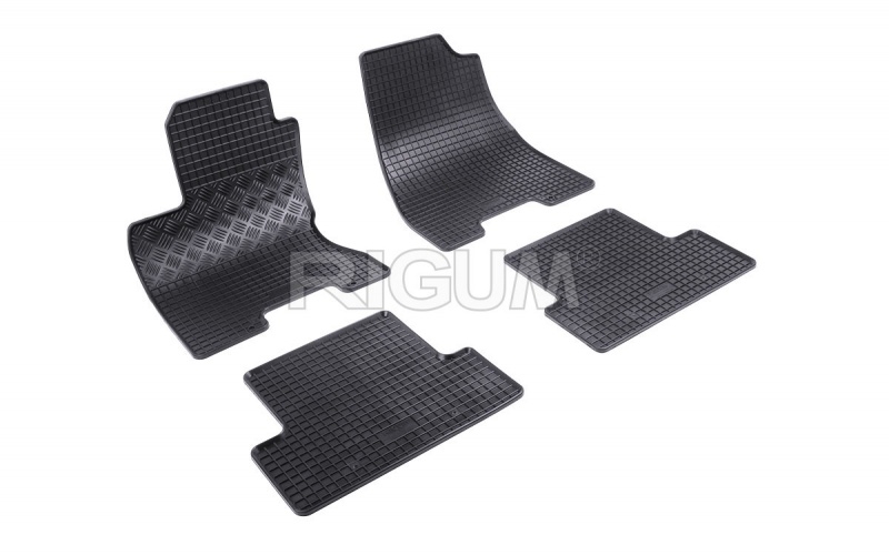 Rubber mats suitable for NISSAN X-Trail 2007-