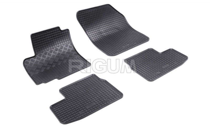 Rubber mats suitable for OPEL Agila 2008-