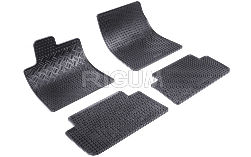 Rubber mats suitable for PEUGEOT 407 2004-