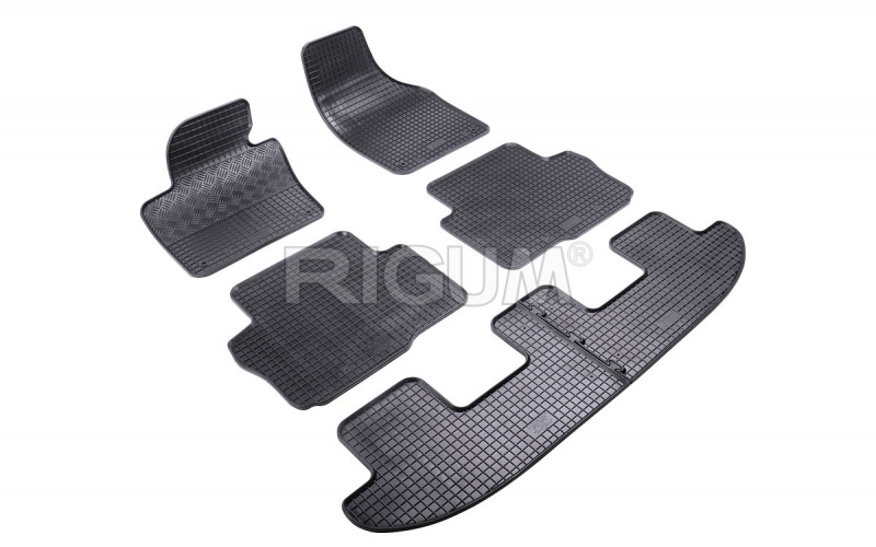 Rubber mats suitable for SEAT Alhambra 7m 2010-