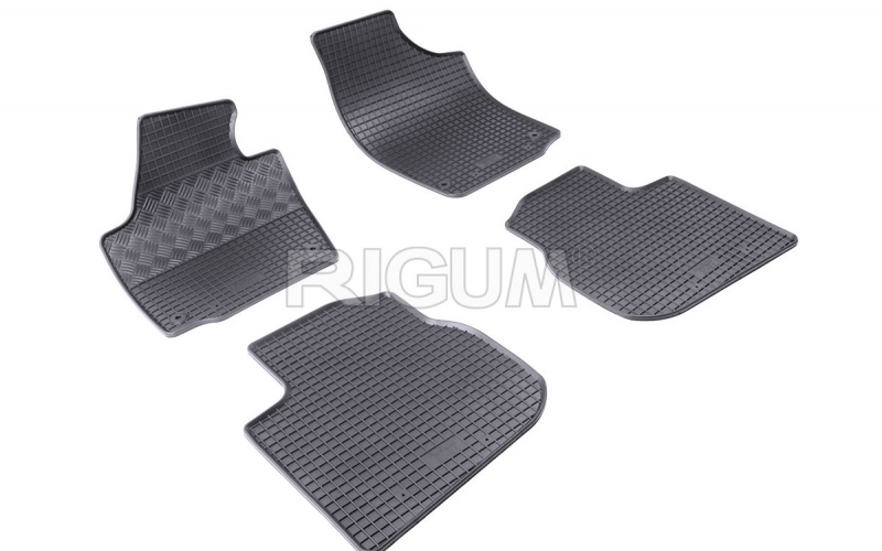 Rubber mats suitable for SEAT Toledo 2012-