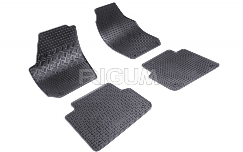 Rubber mats suitable for ŠKODA Roomster 2006-