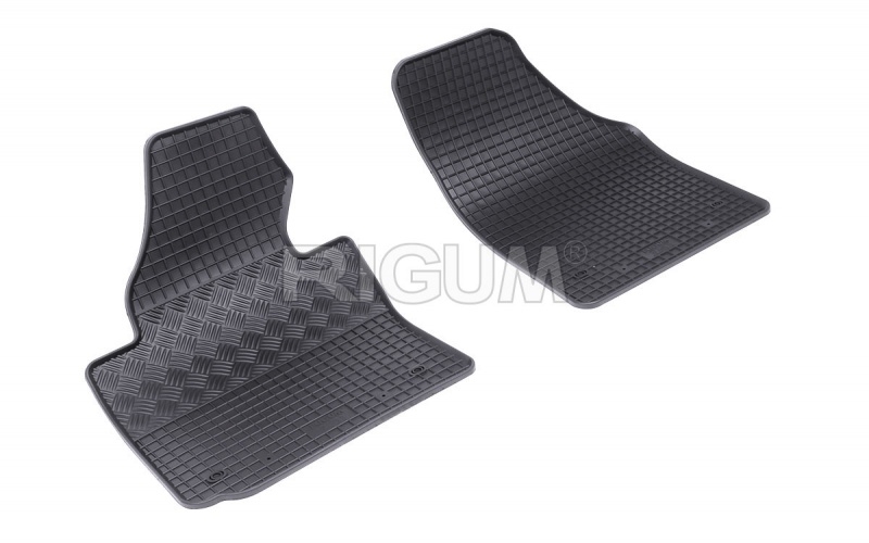 Rubber mats suitable for VW Caddy 2m 2005-