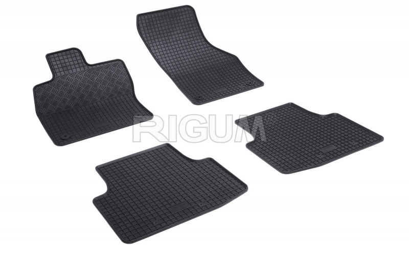 Rubber mats suitable for VW Passat 2014- (B8)