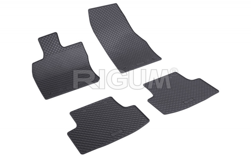 Rubber mats suitable for ŠKODA Karoq 2017- DESIGN
