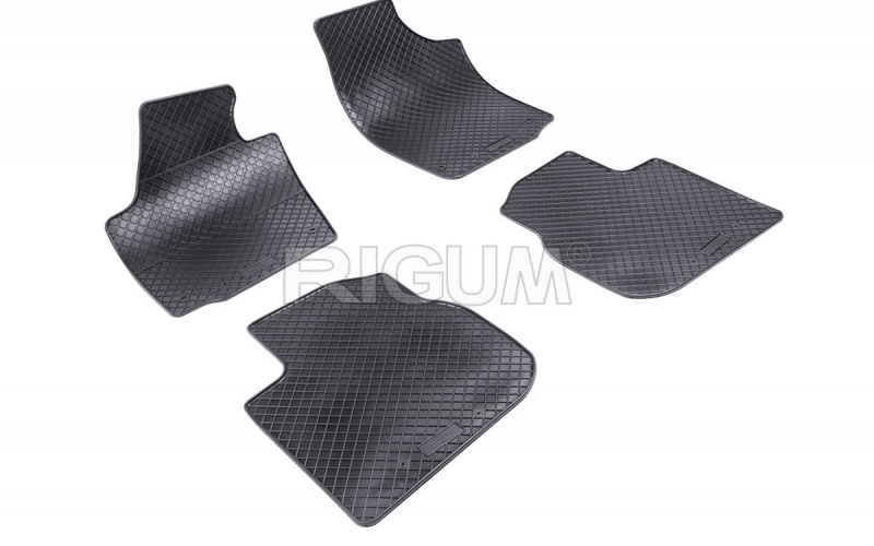 Rubber mats suitable for ŠKODA Rapid 2012- DESIGN