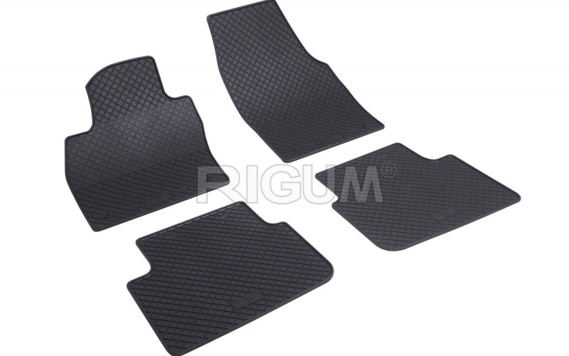 Rubber mats suitable for ŠKODA Kamiq 2019- DESIGN