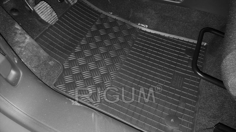 Rubber mats suitable for CITROËN C3 2017-