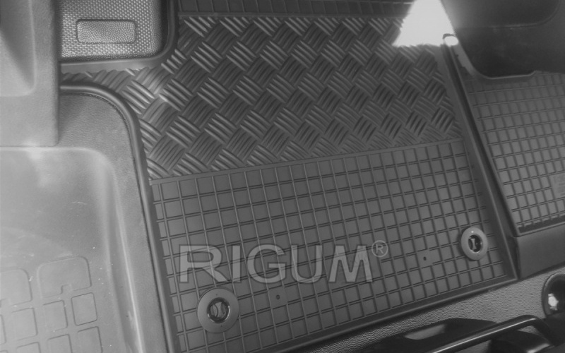 Rubber mats suitable for PEUGEOT Expert 2/3m 2016-