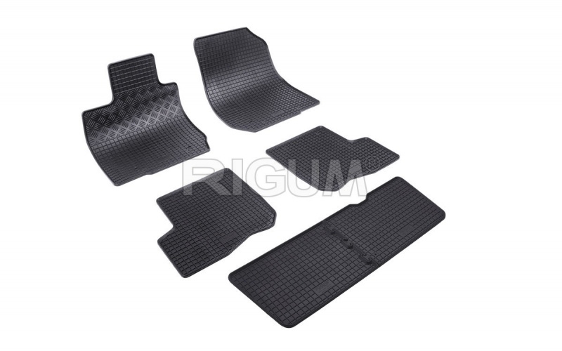 Rubber mats suitable for DACIA Logan MCV 7m 2007-