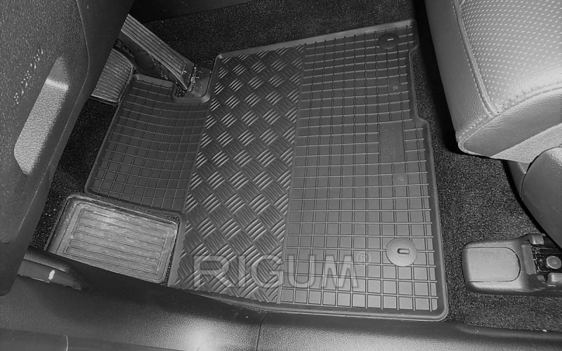 Rubber mats suitable for HYUNDAI Santa Fe 2019-