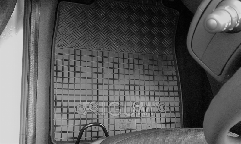 Rubber mats suitable for RENAULT Clio III 2006-