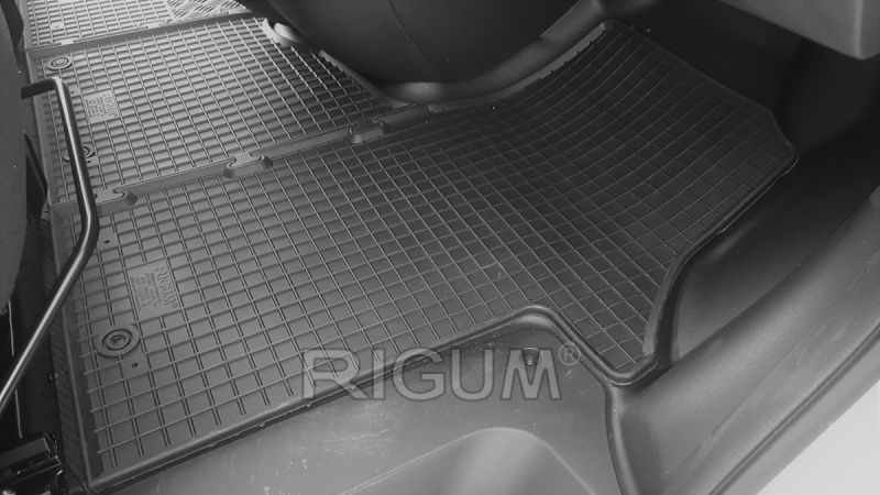 Резиновые коврики подходят для автомобилей RENAULT Trafic 3m 2014-