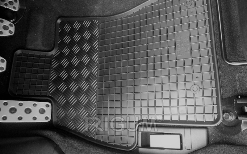 Rubber mats suitable for SUBARU Impreza WRX 2014-