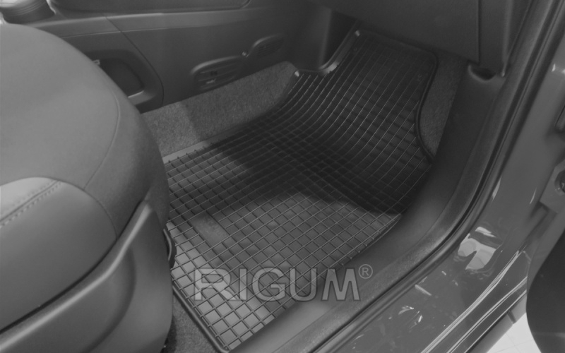 Rubber mats suitable for FIAT Panda 2012-