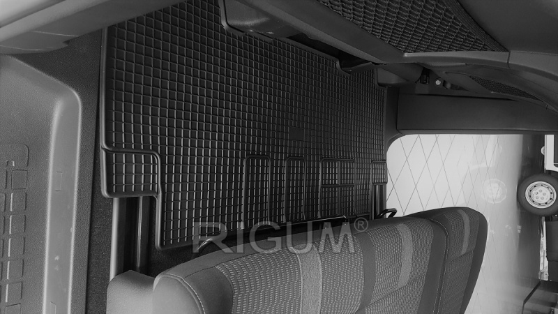 Rubber mats suitable for PEUGEOT Expert/Traveller 2nd row 5m 2016-
