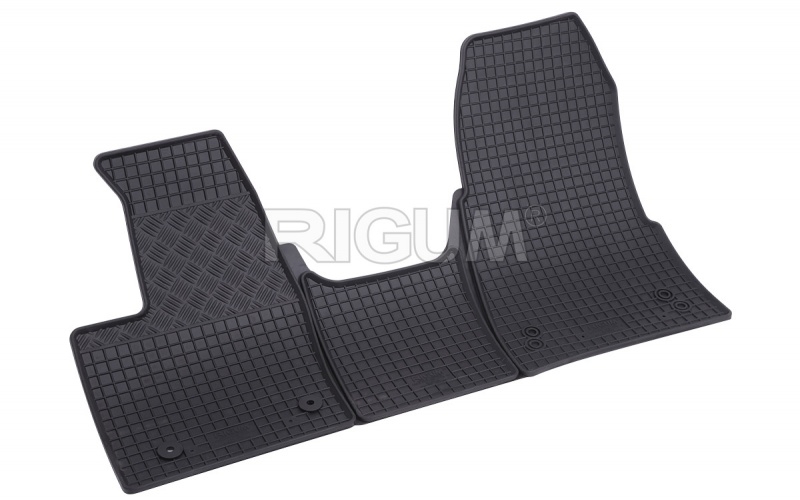 Rubber mats suitable for FORD Tourneo Custom 2/3m 2018- Automat