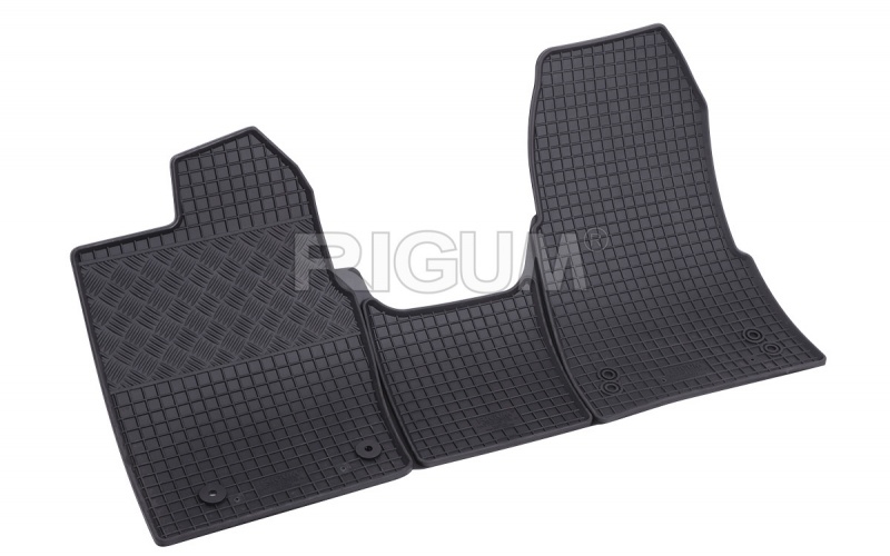 Rubber mats suitable for FORD Tourneo Custom 2/3m 2018- Manual
