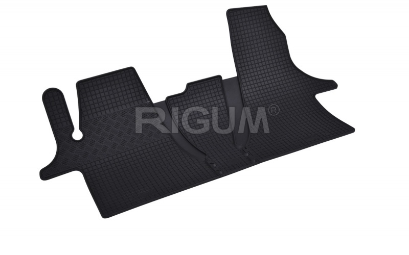 Rubber mats suitable for VW T6. 1 Transporter/Caravelle/Multivan 2/3m 2019- 