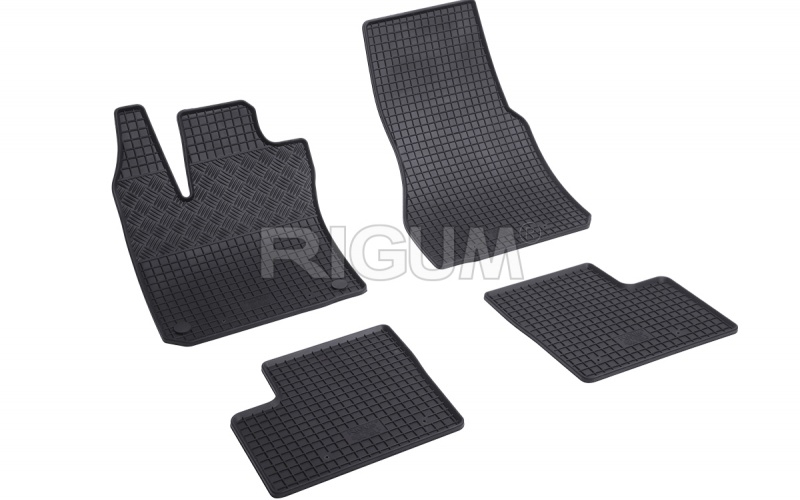 Rubber mats suitable for SMART ForFour EQ 2017-