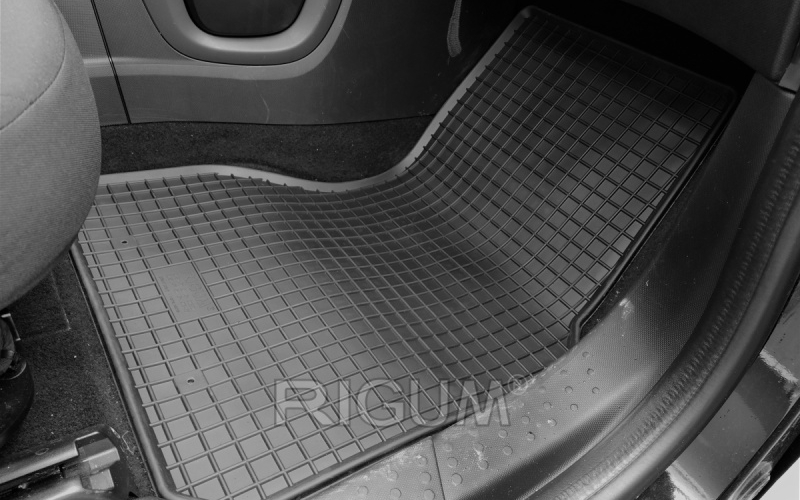 Rubber mats suitable for SMART ForFour EQ 2017-