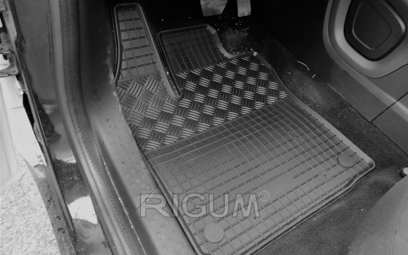 Rubber mats suitable for SMART ForTwo 2015-