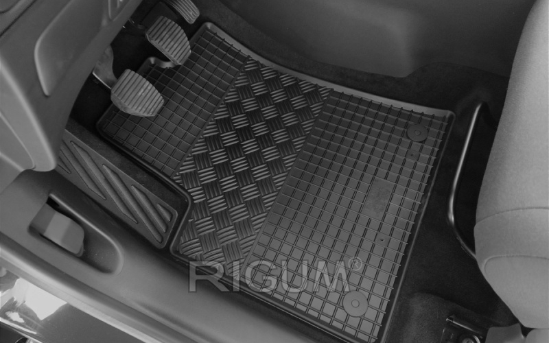Rubber mats suitable for CITROËN C3 Aircross 2017-