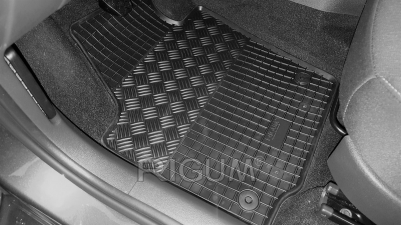 Rubber mats suitable for ŠKODA Rapid 2012-