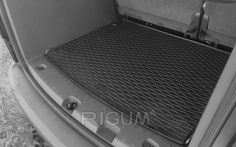 Rubber mats suitable for VW Caddy 5 seats 2005-