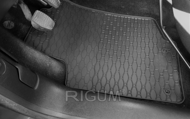 Rubber mats suitable for PEUGEOT 207 2006-