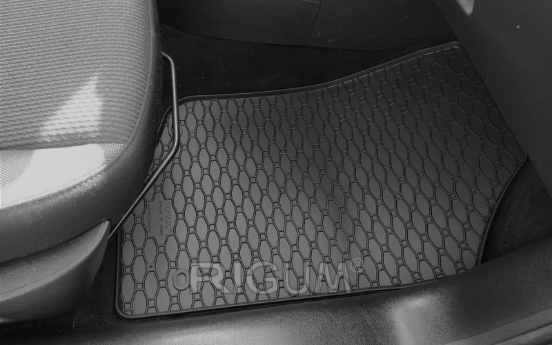 Rubber mats suitable for PEUGEOT 207 2006-