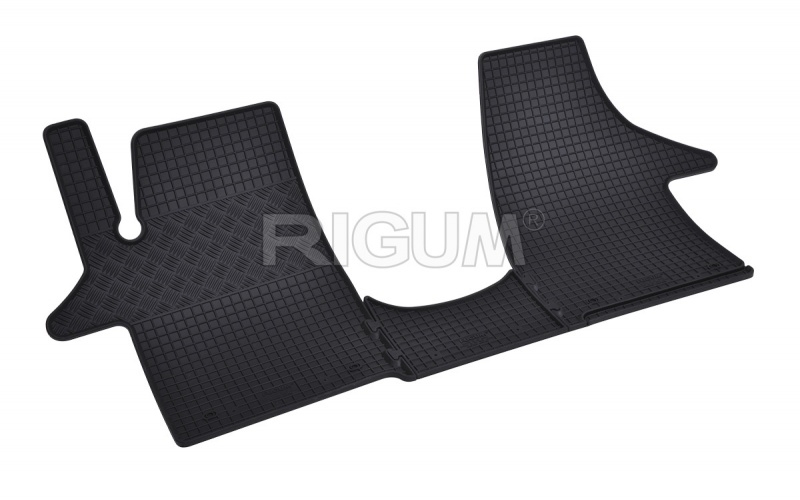 Резиновые коврики подходят для автомобилей VW T 6 Transporter/Caravelle/Multivan 3 сидений 2015-