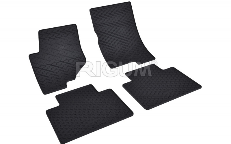 Rubber mats suitable for SSANGYONG Musso 2019-
