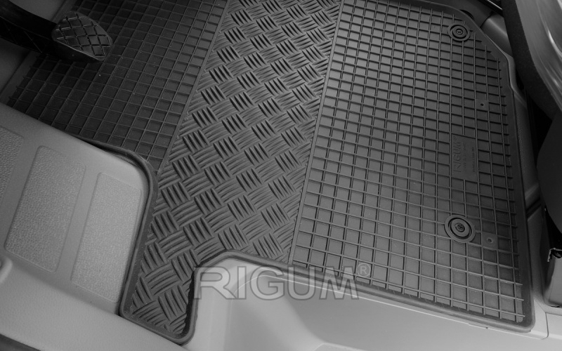 Резиновые коврики подходят для автомобилей MAN TGE 2017-