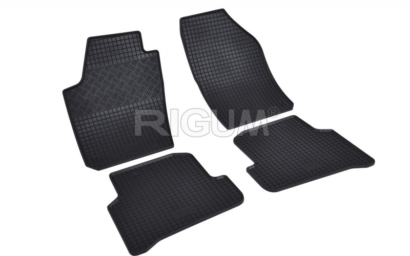 Rubber mats suitable for ŠKODA Fabia III 2014-