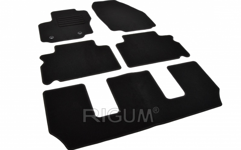 The textile carpets fit to Ford S-Max 2012-2015 7m