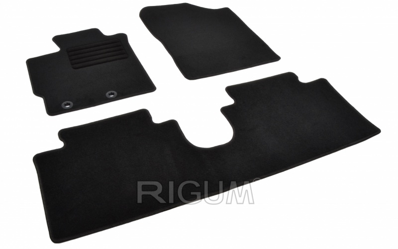 The textile carpets fit to Toyota Yaris 2012-