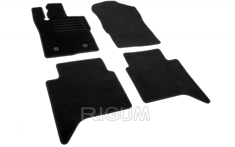 The textile carpets fit to Ford Ranger 2023-