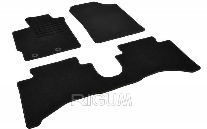 The textile carpets fit to Toyota Yaris Hybrid 2012-